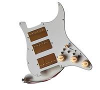 HHH Precablato Caricato Chitarra ST Gold Humbucker Pickups Interruttore Di Divisione Della Bobina Per La Sostituzione Di Parti Di Chitarra Elettrica