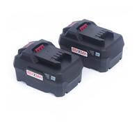Hhimxpo 2 Pack 20 V 5ah Li - Batteria di ricambio ION compatibile con Parkside 20 V squadra strumento elettrico senza fili per PAP 20 A3 PAP 20 B3, non 4 Ah