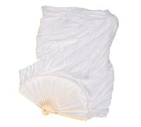 HHMACC 100% Fan di Danza Unisex nel Seta Cinese Unisex Ventagli di Danza Del Ventre Colore 180X90Cm