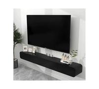 Hhmmei2024-23 Mobile porta TV Mobile TV sospeso a parete bianco - Mobile TV sospeso con anta for soggiorno Mobile porta TV moderno(Nero,M)