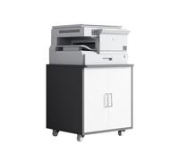 Hhmmei2024-23 Mobiletto per ufficio Armadietto for stampante base mobile con angoli arrotondati portaoggetti for ufficio portadocumenti piccolo porta informazioni Mobiletto per schedari(Grijs)