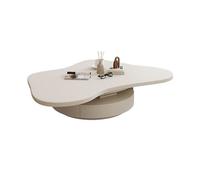 Hhmmei2024-23 Moderno Tavolini da Salotto Tavolino da caffè a Forma di Nuvola for Piccoli soggiorni, Design Irregolare con cassetti, mobili Moderni for la casa Tavolino per Soggiorno, Divano