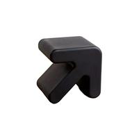 Hhmmei2024-23 Moderno Tavolino, tavolino, tavolino da caffè, comodino e sgabello for soggiorno, ufficio, camera da letto, bagno, showroom, portariviste moderno per Soggiorno, Divano(Nero)