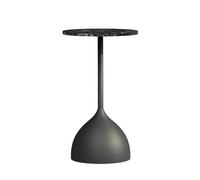 Hhmmei2024-23 Tavolino laterale piccolo Tavoli decorativi in metallo Comodini Comodini for spazi ristretti, camere da letto, soggiorni, mense e sale studio Tavolino laterale(Nero)