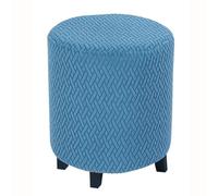 HHONGWYT Copri Pouf Fodera Poggiapiedi Rotondo Diametro31/37/38/40/45/ 48/50/63 CM Copripoggiapiedi Elastico Fodere Coprisgabello Copertura per Pouf Copri Copertura Sgabello,#3,50x40cm(19.6x15.7)
