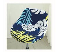 HHONGWYT Coprisedia/Fodera per Sgabello da Bar con Schienale Curvo 2/4/6 Pezzi Coperture per Sedie Copri Sgabello Cucina Fodere per Sgabelli da Bar della Sala da Pranzo Copertura,A19,2PCS