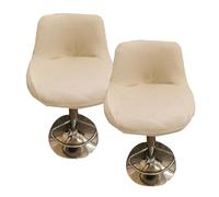 HHONGWYT Coprisedie Fodere per Sgabelli da Bar Con Schienale 26cm Moderne Curvo 2/4 Pezzi Copri Sgabello Cucina Copertura Girevoli Alto Elasticizzato,#10,2PCS