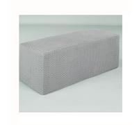 HHONGWYT Elasticizzato Copri Pouf Rettangolare 80x40 Grande/Medio/Piccolo Velluto Twill Copri Pouf Ottomano Divano Fodera Poggiapiedi Rettangolare Fodera per Pouf Contenitore,DD,Custom Size S