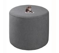 HHONGWYT Elasticizzato Copri Pouf Rotondo Copri Ottomano 31x38/38x43/ 40x35/45x35/45x45cm Fodere Coprisgabello Fodera Poggiapiedi Copri Copertura Sgabello Rivestimento per Pouf,A1,38x43cm(14.9x16.9)