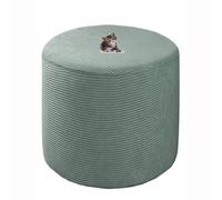 HHONGWYT Elasticizzato Copri Pouf Rotondo Copri Ottomano 31x38/38x43/ 40x35/45x35/45x45cm Fodere Coprisgabello Fodera Poggiapiedi Copri Copertura Sgabello Rivestimento per Pouf,A9,31x38cm(12.2x14.9)