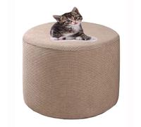 HHONGWYT Elasticizzato Copri Pouf Rotondo Copri Ottomano 31x38/38x43/ 40x35/45x35/45x45cm Fodere Coprisgabello Fodera Poggiapiedi Copri Copertura Sgabello Rivestimento per Pouf,A6,31x38cm(12.2x14.9)