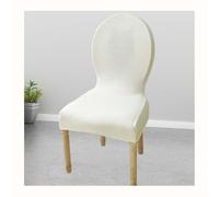 HHONGWYT Fodera per Sedia da Pranzo con Schienale Rotondo Coprisedie Elasticizzato Cucina 4/6 Pezzi Senza Braccioli Gambe in Legno Massello Coperture per Sedie Laterali Ovali Moderne,#b,6PCS