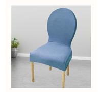 HHONGWYT Fodera per Sedia da Pranzo con Schienale Rotondo Coprisedie Elasticizzato Cucina 4/6 Pezzi Senza Braccioli Gambe in Legno Massello Coperture per Sedie Laterali Ovali Moderne,#n,6PCS