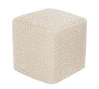 HHONGWYT Quadrato Copri Pouf 40x40/45x45/60x60 Elasticizzato Copri Ottomano Velluto Quadrato Copri Sgabello Copertura Pouf Fodera poggiapiedi Quadrato Fodere Coprisgabello,#5,40x40x40cm