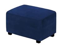 HHONGWYT Velluto Copri Pouf Rettangolare Elasticizzato Grande/Medie/Piccolo Fodera per Pouf Contenitore Rettangolare Copertura Pouf Fodere Copri Sgabello Fodera Poggiapiedi Copri,#7,60x45x40cmS
