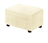 HHONGWYT Velluto Copri Pouf Rettangolare Elasticizzato Grande/Medie/Piccolo Fodera per Pouf Contenitore Rettangolare Copertura Pouf Fodere Copri Sgabello Fodera Poggiapiedi Copri,#12,60x45x40cmS