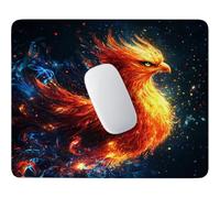 HHQGOUYG Tappetino per Mouse Piccolo Animali e fuoco 24 x 20 cm q-439