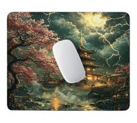 HHQGOUYG Tappetino per Mouse Piccolo Soffitta con fiori 40 x 30 cm q-232