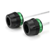 HHRDYY Accessori Per Moto, Slider Forcella Anteriore E Posteriore, Protezione Antiurto Per KAWASAKI, Per Z900, Per Z900SE, Per Z900RS 2019-2025 Slider Anticaduta(Verde,X-set)