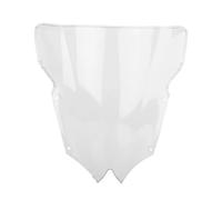 HHRDYY Cupolino A Doppia Bolla Per Moto, Deflettori Antivento Per Yamaha YZF R6 600 2008-2016 Spoiler Del Parabrezza Della Moto(CHIARO)