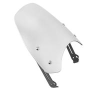 HHRDYY Cupolino Parabrezza Per Moto Per Ducati Scrambler 2016 2017 2018 2019 2020 2021 Deflettori Antivento Spoiler Del Parabrezza Della Moto(Argento)