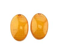 HHRDYY Indicatori Di Direzione Anteriori E Posteriori Per Moto Per, Per NINJA 250R, Per Vulcan S 650, D-TRACKER 125, 150, 250, W800, Cafe Indicatore Indicatori Di Direzione(Ambra,Lente)