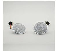 HHRDYY Kit 1 Coppia Di Indicatori Direzione Anteriori E Posteriori Per Moto Per Harley Road Glide Touring Sportster Con Base 1156 1157 Indicatore Indicatori Di Direzione(White and Yellow 1157,X-2)