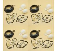 HHRDYY Kit di Riparazione Carburatore Kit di Riparazione Carburatore Moto per H&Onda CB600F CB600F2 per Hornet CB 600F CB 600F2 1998-2006 Membrana Galleggiante Diaframma Carburatore di RIC(Colore 1)