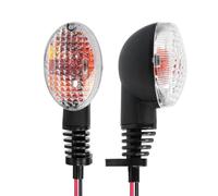 HHRDYY Lente Per Indicatori Di Direzione Per Moto Per, Per NINJA 250R EX250, Per Vulcan S 650 VN650 EN650, Lampeggianti Indicatore Indicatori Di Direzione(CHIARO)