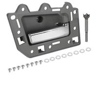 HHRDYY Maniglia Interna Sinistra Destra Per Portiera Auto 1JV461J3AA Per Jeep Per Grand Per Cherokee 2005-2011 1JV471J3AA 5HR421J3AK Maniglie interne per portiere(1xChrome Front RH)