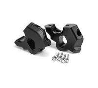 HHRDYY Manubrio Rialzato Riser Manubrio Moto per B&MW R 1300 GS R1300GS 2024- Riser Manubrio Supporto Morsetto di Sollevamento Riser Manubrio(Nero)