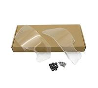 HHRDYY Parabrezza, Pannelli Laterali Per BMW R1200GS Adventure R1200 GS R 1200 ADV 2004-2013, Deflettori Antivento Parabrezza Paravento(CHIARO)