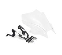 HHRDYY Parabrezza Per Moto, Deflettori Antivento Per YAMAHA MT-09 FZ-09 MT 09 MT09 FZ09 2021-2023, Sportivo Parabrezza Paravento(CHIARO)