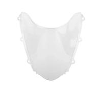 HHRDYY Parabrezza per Moto, Parabrezza per H&Onda, per CBR1000RR, per CBR 1000RR, 1000 RR 2004-2007, Protezione Parabrezza A Doppia Bolla Parabrezza Paravento(Chiaro)
