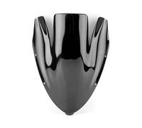 HHRDYY Protezione Parabrezza A Doppia Bolla per K&awasaki per Ninja 650 650R EX650 ER-6F ER6F ER 6F 2006-2008 Parabrezza Paravento(Nero)