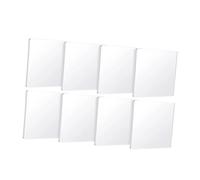 HHRJNUST 8 Silicone Flessibili E Riutilizzabili per Stampe Monotipo, Adatte a Vari Supporti E Ideali per Bambini E Principianti, 6x6 Inch