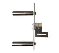 HHRJNUST Accessorio per Cucitrice con Guida per Doppio Rullo E Staffa di Fissaggio a Tavolo per Macchina da Cucito con Regolazione Fine a Centimetri Adatto per Cucire Polsini E Scollature, Stile B