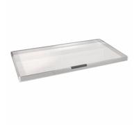 HHRJNUST Contenitore Sottoletto con Ruote Pratico, Larghezza 14,2 Cm, profondità 50 Altezza 5 Cm con Ruote
