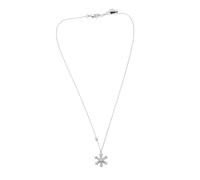 HHRLCH 1pc Snowflake Rhinestone Choker Girls Collane Fashion Collane per Donne Trendy Creative Creative Cipante Inverno Collana Studente Corea Silver