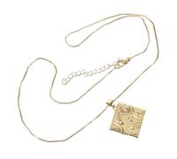 HHRLCH Braccialetti a Pendente a Catena del Collo Collane alla in Argento per incantesimi Album fotografici Women Necklace Copper Golden