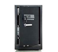 HHRLCH Cassetta di Sicurezza Cassetta di Sicurezza Domestica con Chiave e Serratura Digitale con Gioielli, Denaro, Contanti, Oggetti di Valore per casa, Ufficio, Hotel (Colore: Grigio Scuro