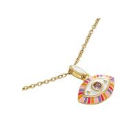 HHRLCH Collana del malocchio per Donne e Uomini, Collana con Ciondolo malocchio Girocollo a Forma di Occhio Turco, Collana malocchio in Oro, Girocollo malocchio, Collana malocchio per Uomo