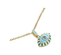 HHRLCH Collana del malocchio per Donne e Uomini, Collana con Ciondolo malocchio Girocollo a Forma di Occhio Turco, Collana malocchio in Oro, Girocollo malocchio, Collana malocchio per Uomo