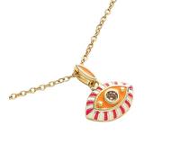 HHRLCH Collana del malocchio per Donne e Uomini, Collana con Ciondolo malocchio Girocollo a Forma di Occhio Turco, Collana malocchio in Oro, Girocollo malocchio, Collana malocchio per Uomo