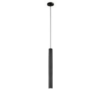 HHRLCH Ibalods Faretto da soffitto Nero 3W Lampadario a Tubo Lungo Sospensione Apparecchi Regolabili Faretti da soffitto per Camera da Letto Cilindro Lanterna Cilindro Droplight Lampada da Comodino /