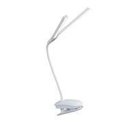 HHRLCH Lampada a Doppia Clip Lampada da banco TOUP CONTROLLE Light per Studiare Luce di Lettura Che Porta Gli Occhi Creative Ricaricabile per Il dormitorio e l'home Office