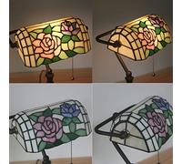 HHRLCH Lampada banchieri Lampada Verde Lampada da Tavolo Antico Lampada Vintage Lampada Lampada da scrivania Vetro Verde retrò con Comodino Lampada da Letto Lampada da Ufficio Lampada da Ufficio per