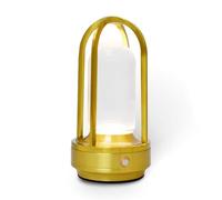 HHRLCH Lampada Lanterna in Ricaricabile con Tocco dimmerabile - Lampada da Tavolo Senza Fili con Temperatura Colore Regolabile a Batteria USB-C 3000K-6000K per Uso Interno ed Esterno Argento