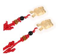 HHRLCH PCS of Animal Bunny Pendant Gold Campo CHANDE Cinese Anno Cinese 2023 Anni Anni CACCOLA di NEGAZIONE PENDANTI Bracchetto di TIGHERE TIGHI