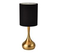 HHRLCH Piccole lampade da tavolo da 17,3 pollici tamburo di lino in metallo tamburo camera da letto comodino ufficio stare adeguatamente per ufficio dormitorio soggiorno (marrone)